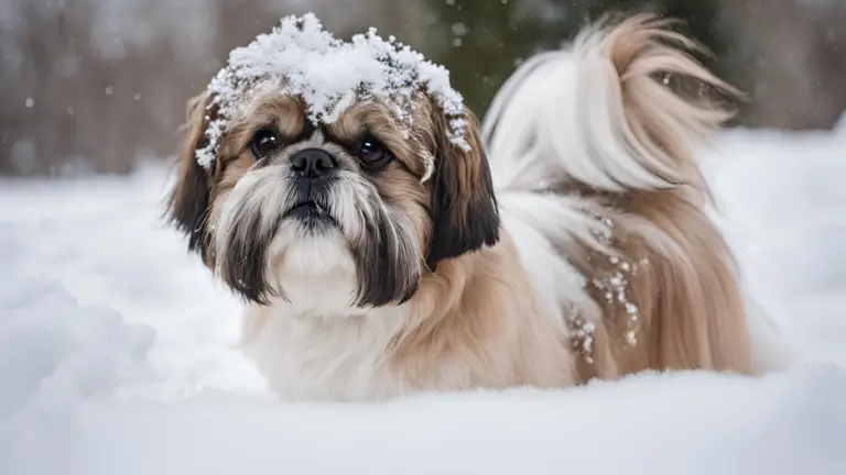 Grooming Shih Tzu In Cold Weather Conditions